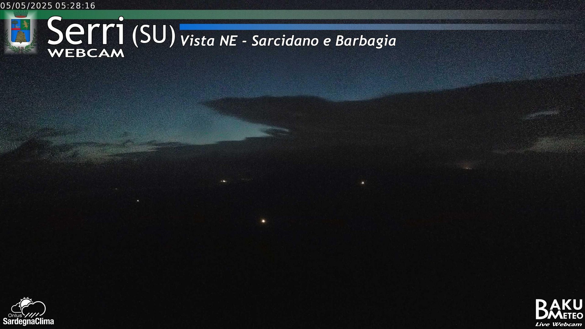 time-lapse frame, Serri Est webcam