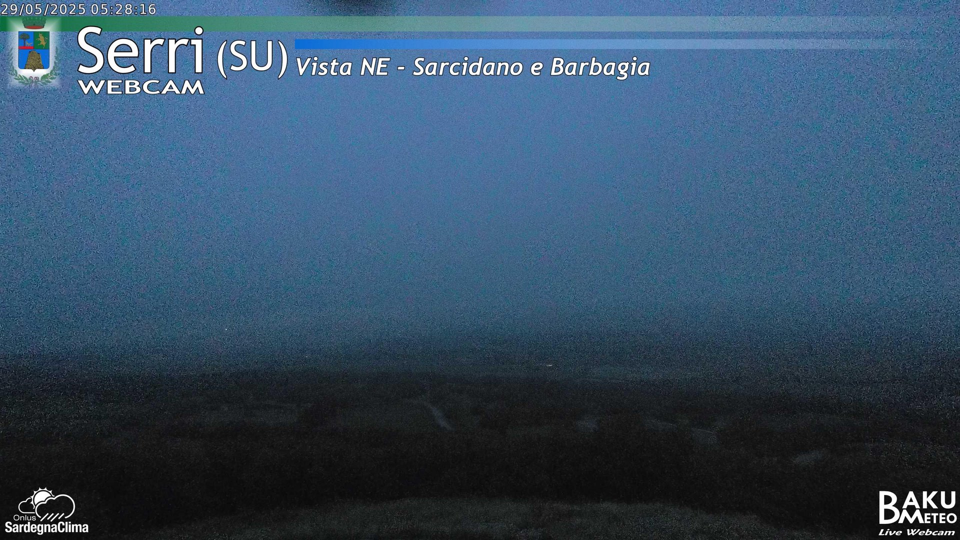 time-lapse frame, Serri Est webcam