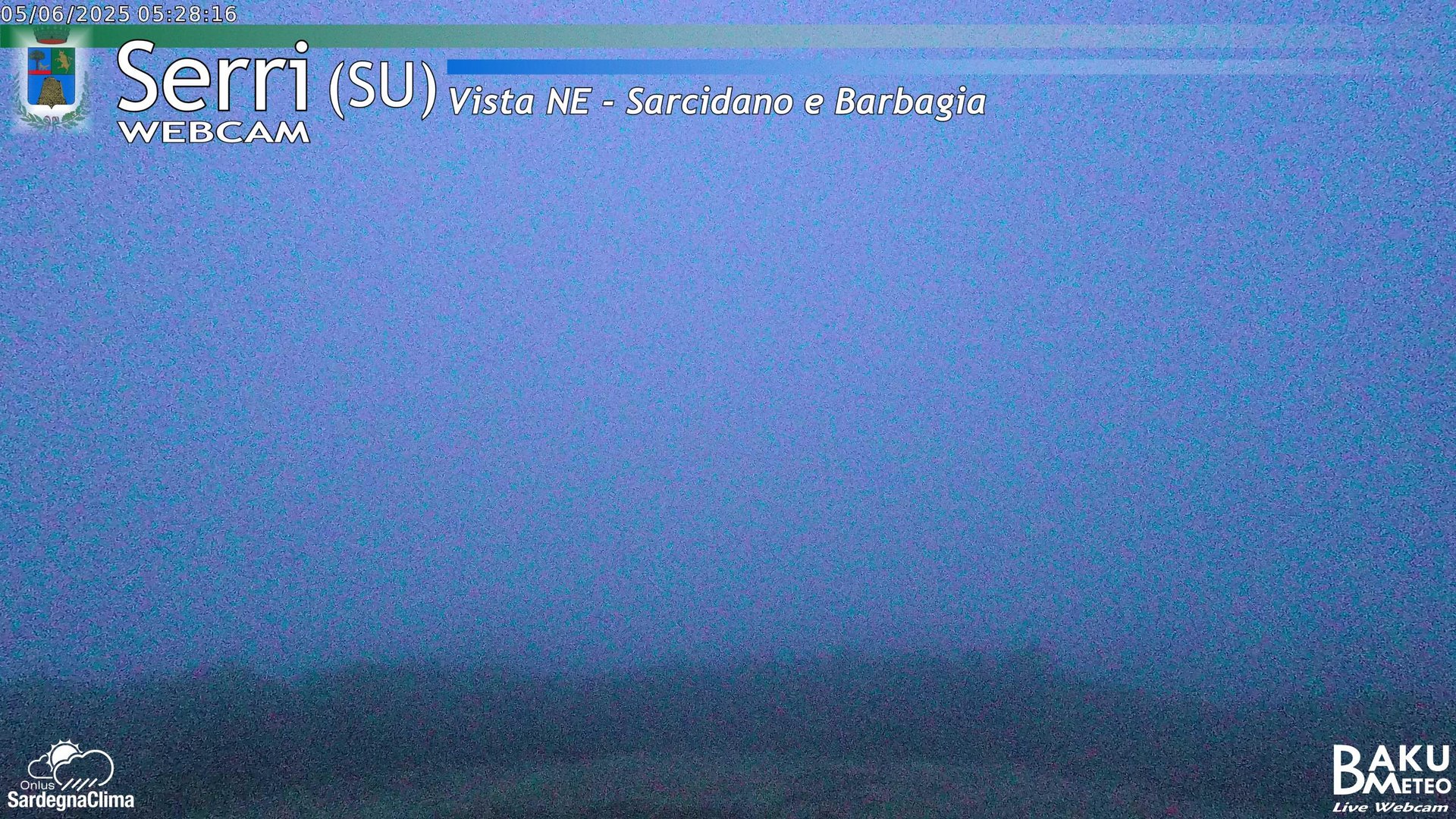 time-lapse frame, Serri Est webcam