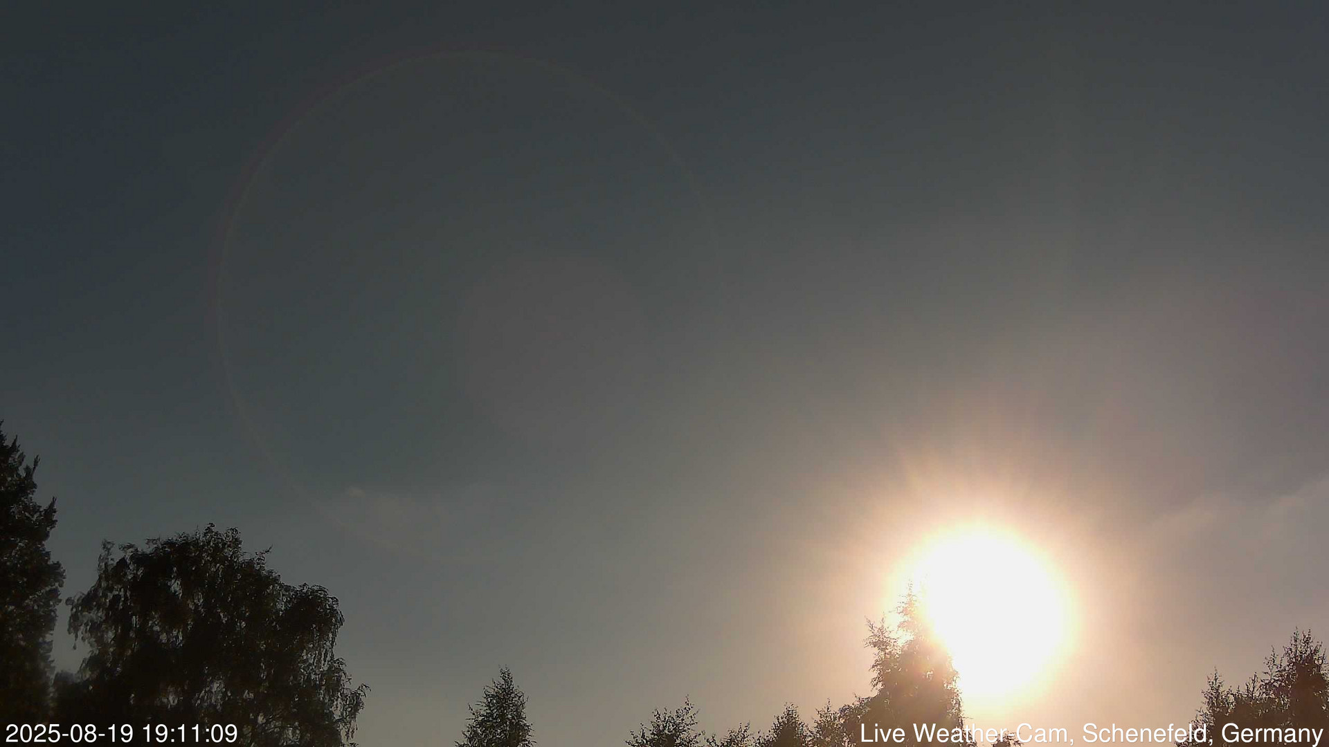 time-lapse frame, 2025-08-19 19:11-21:41 webcam