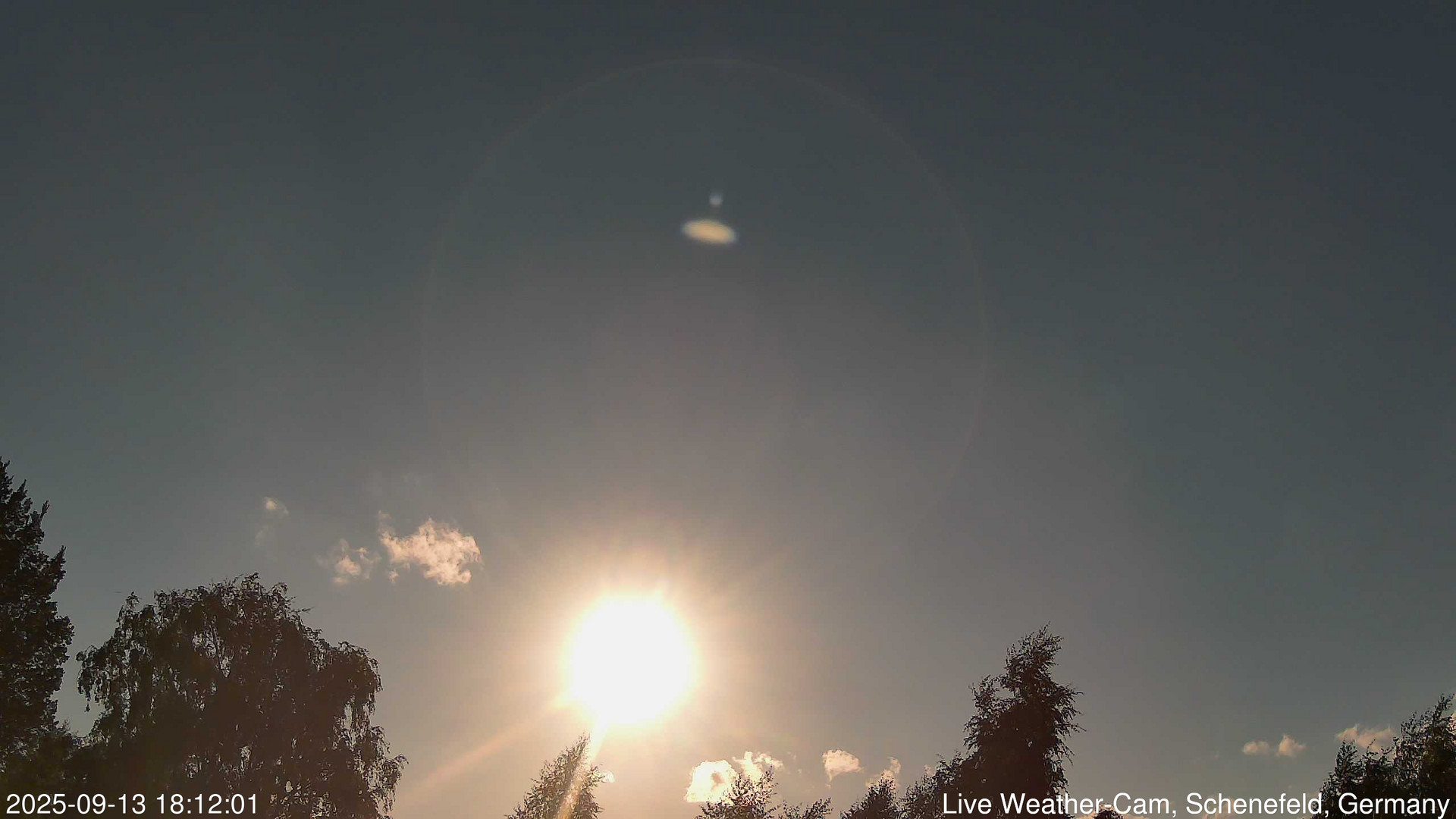 time-lapse frame, 2025-09-13 18:12-20:42 webcam