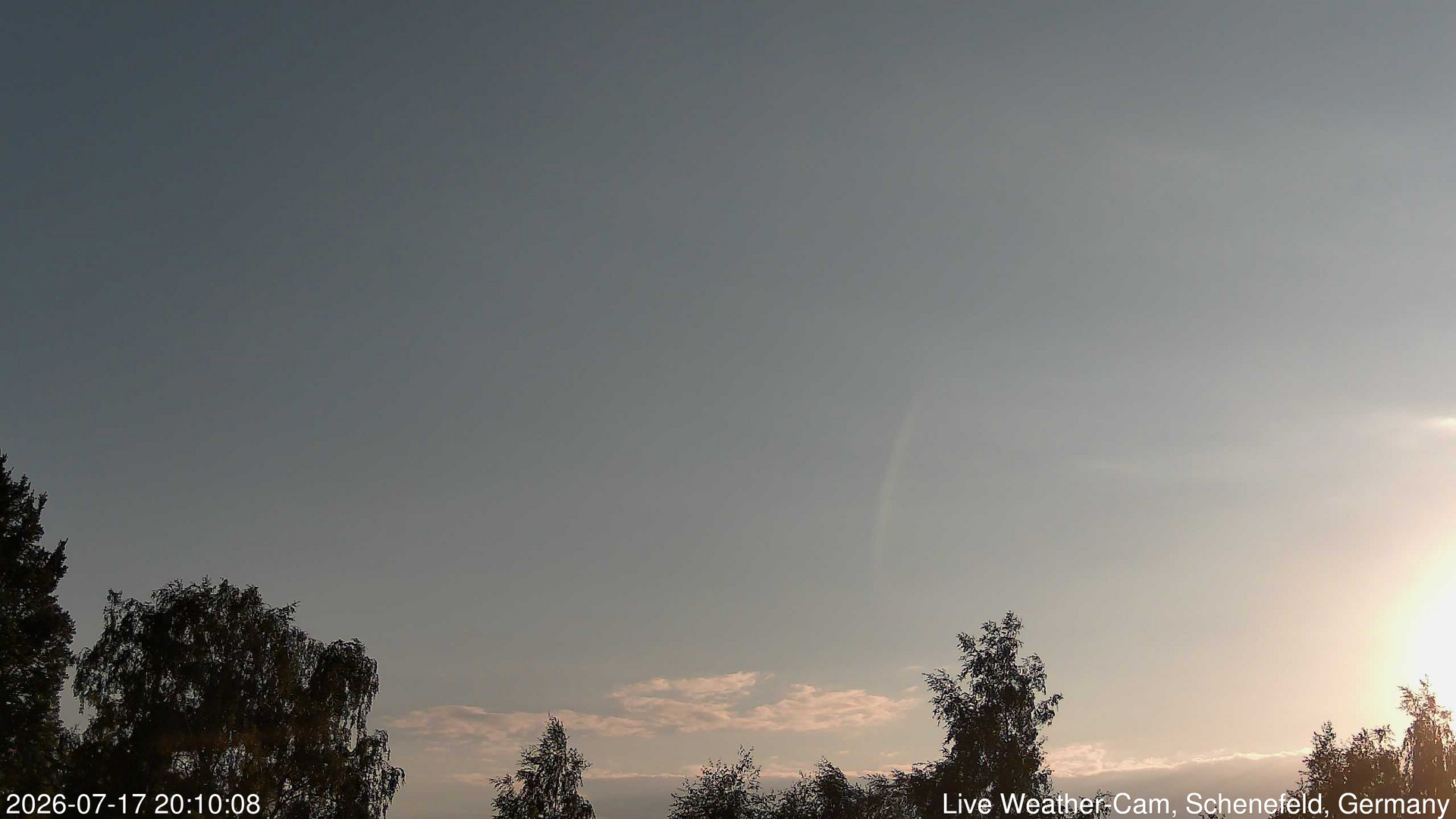 time-lapse frame, 2026-07-17 20:10-22:40 webcam