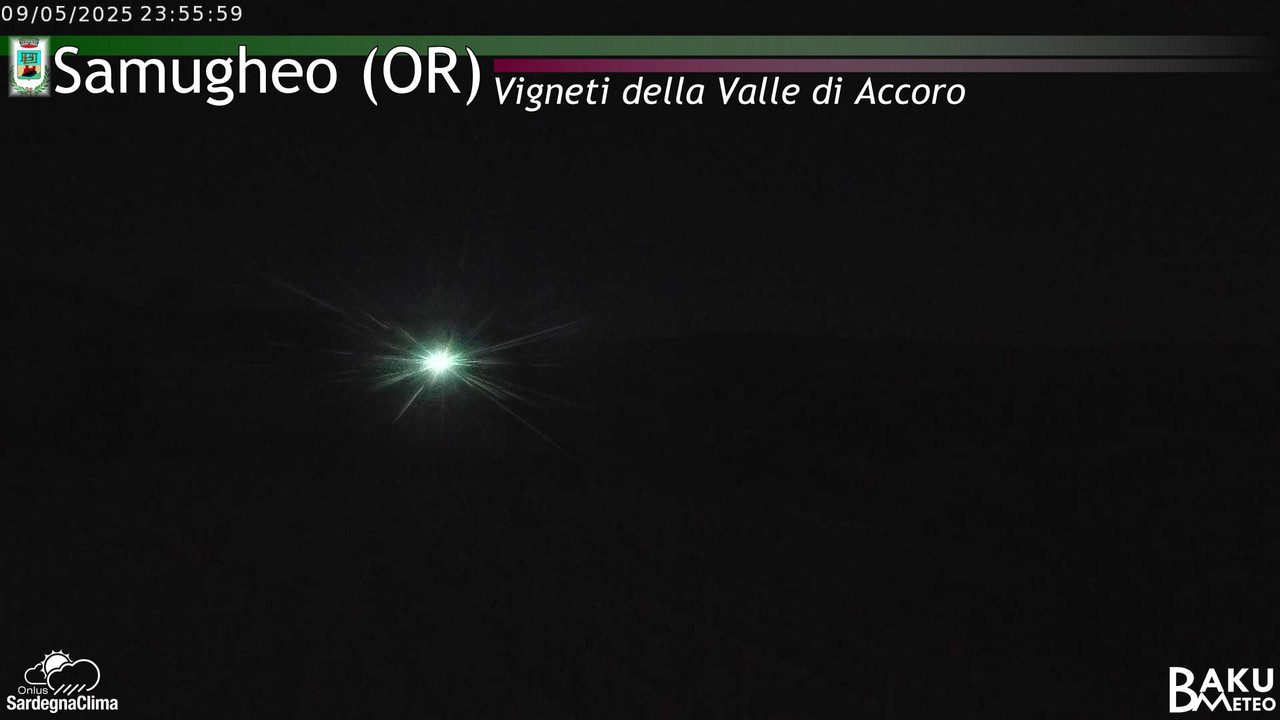 time-lapse frame, Samugheo webcam