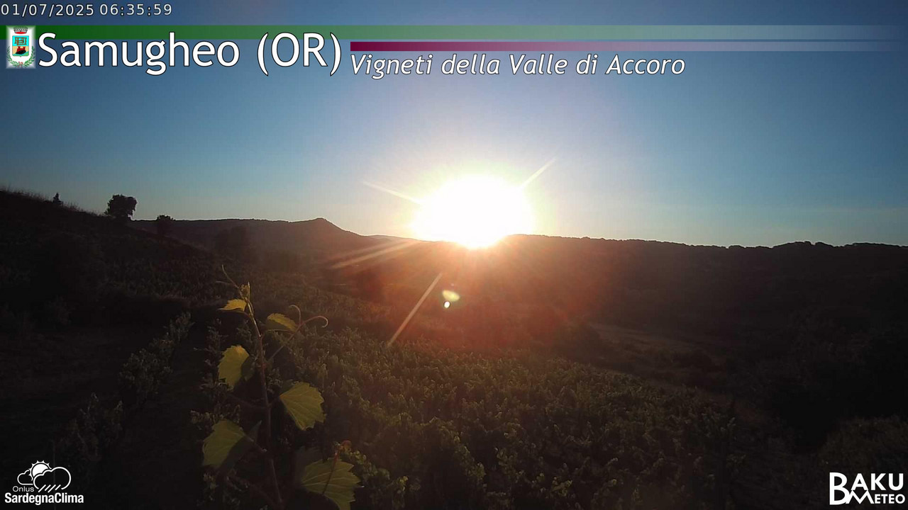 time-lapse frame, Samugheo webcam
