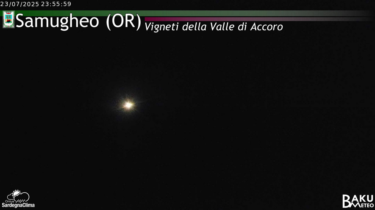 time-lapse frame, Samugheo webcam