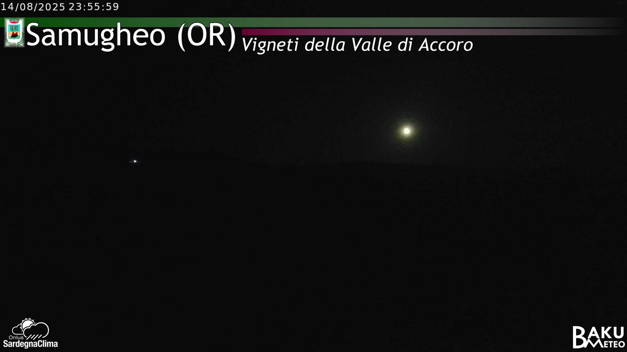 time-lapse frame, Samugheo webcam