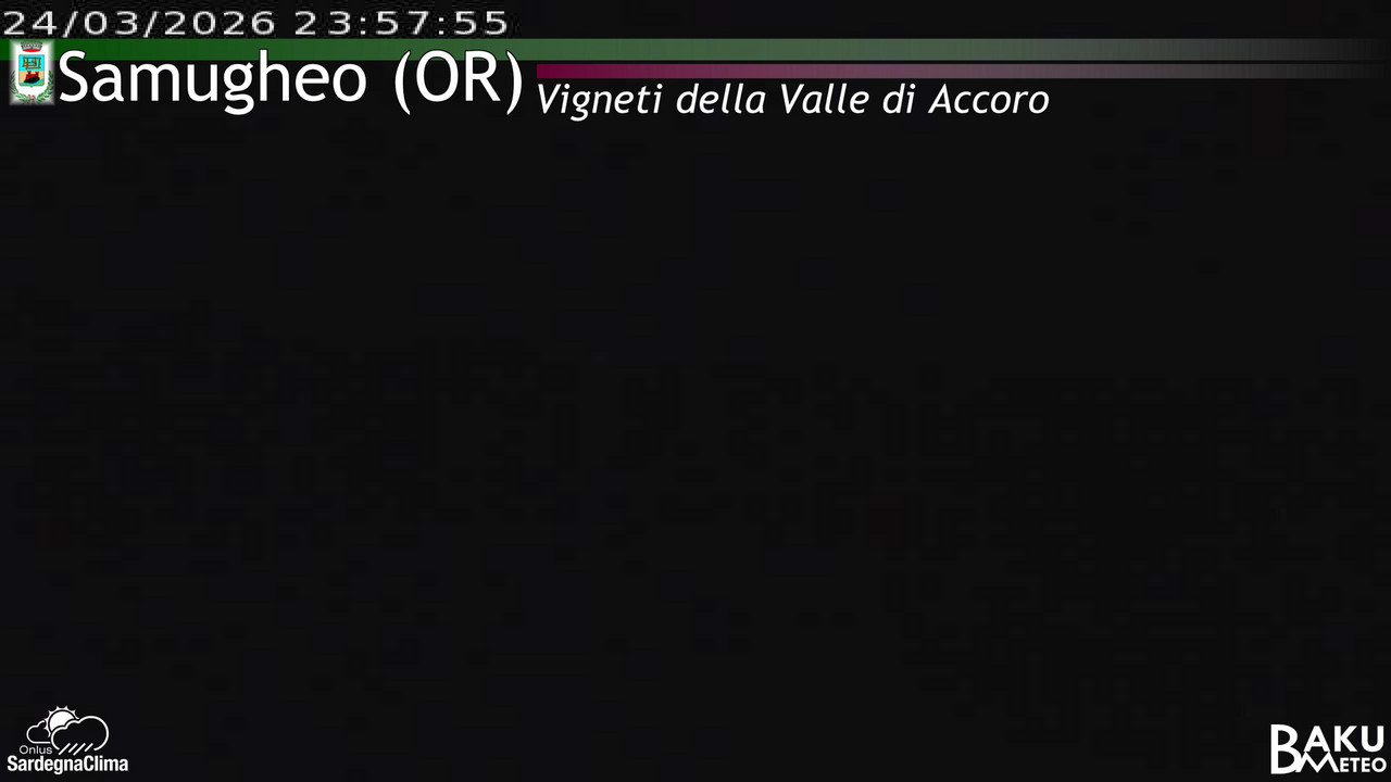 time-lapse frame, Samugheo webcam