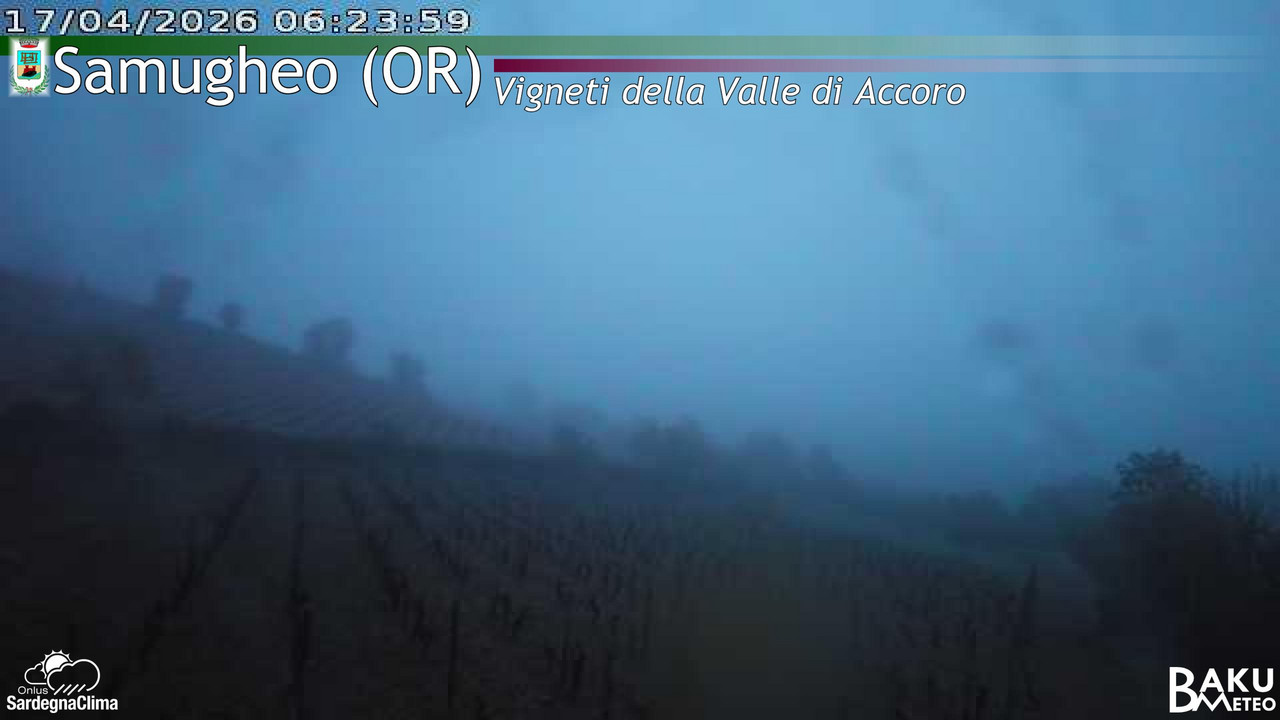 time-lapse frame, Samugheo webcam