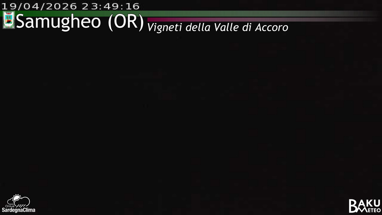 time-lapse frame, Samugheo webcam