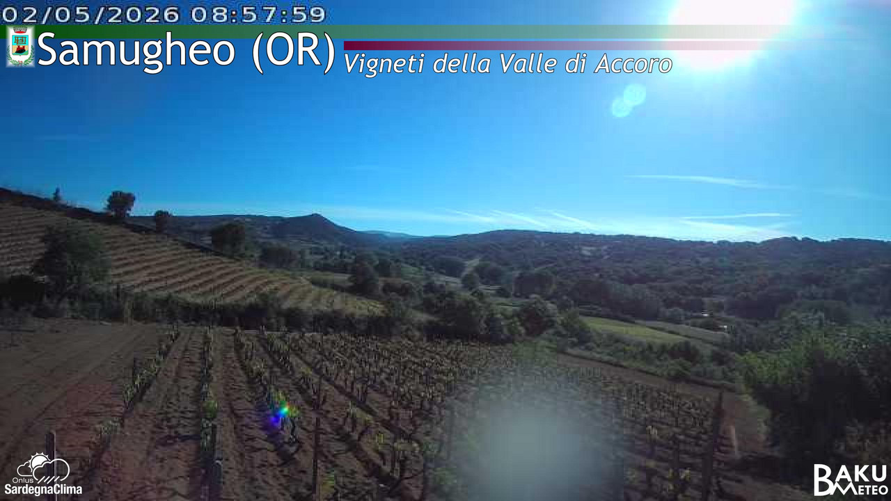time-lapse frame, Samugheo webcam