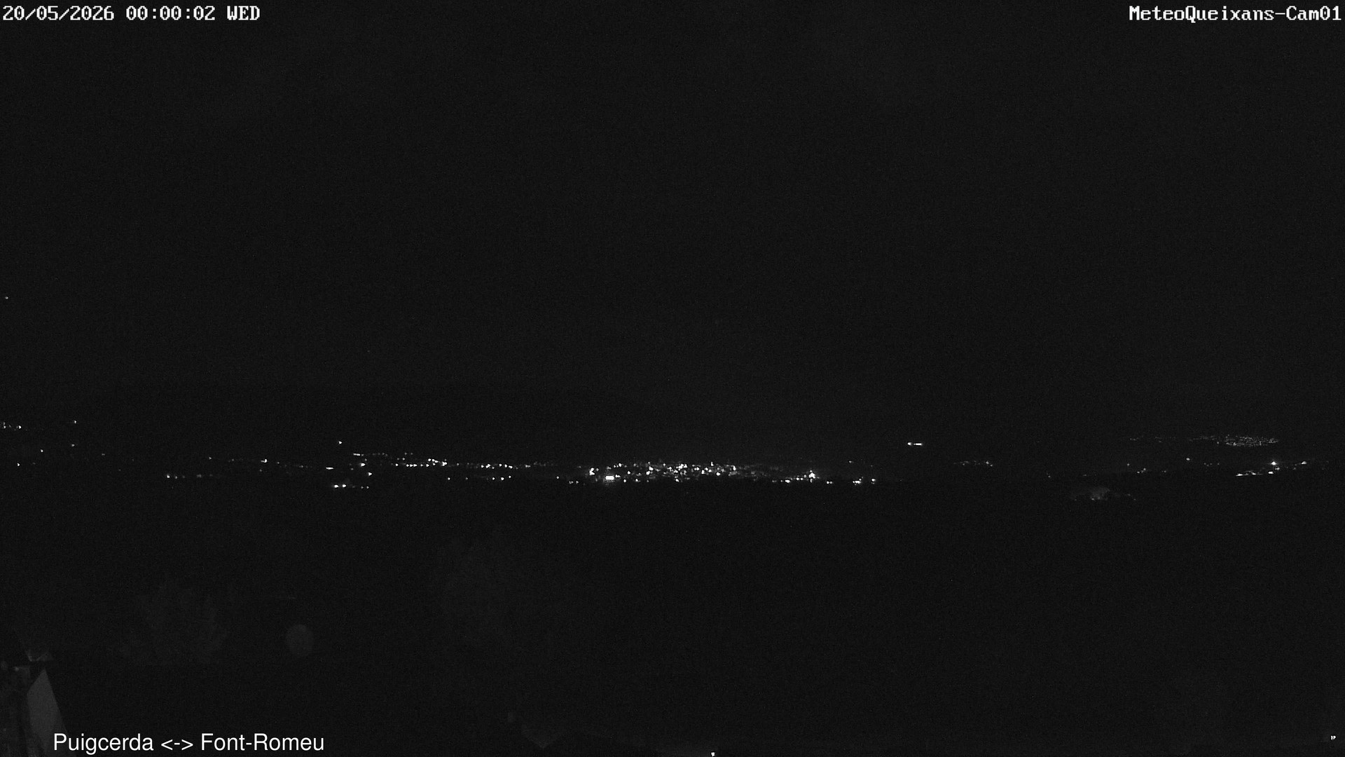 time-lapse frame, CAM01 - MeteoQueixans webcam