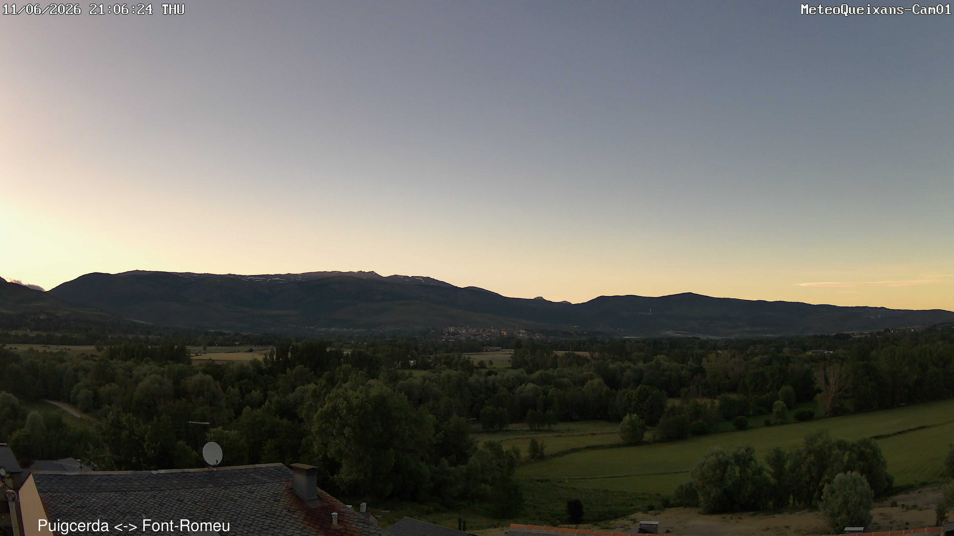 time-lapse frame, CAM01 - MeteoQueixans webcam