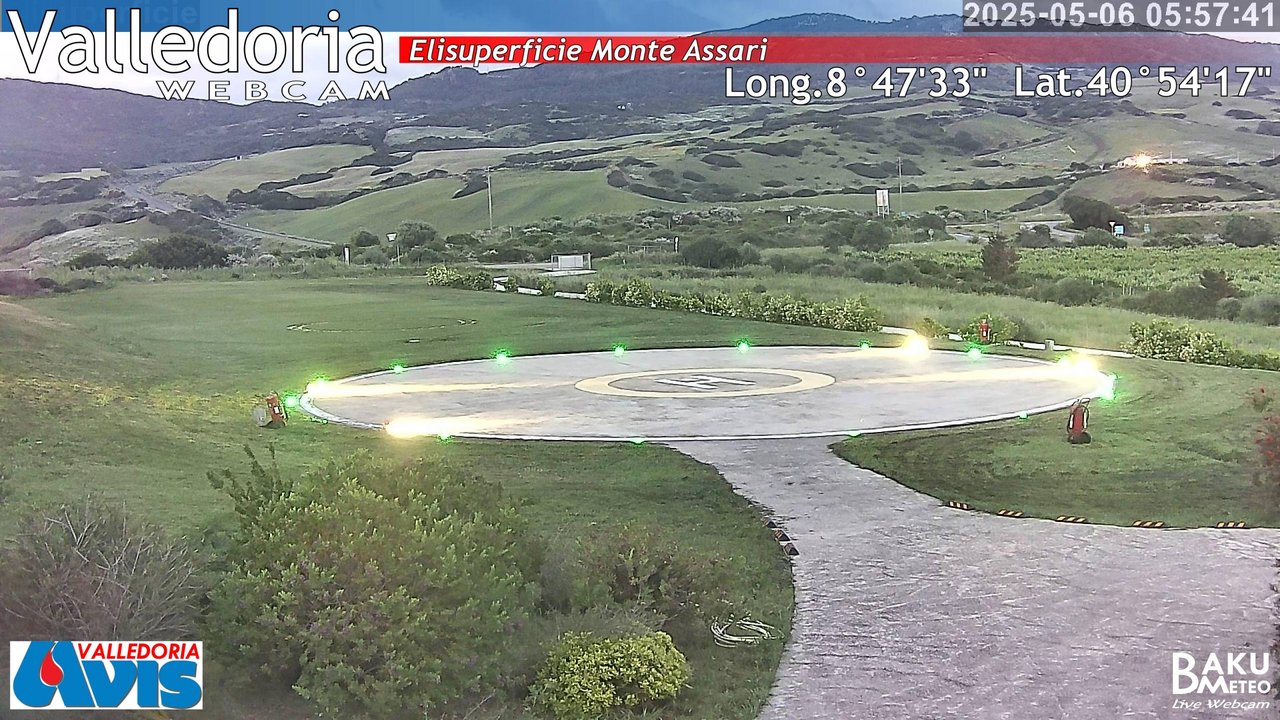 time-lapse frame, Valledoria webcam