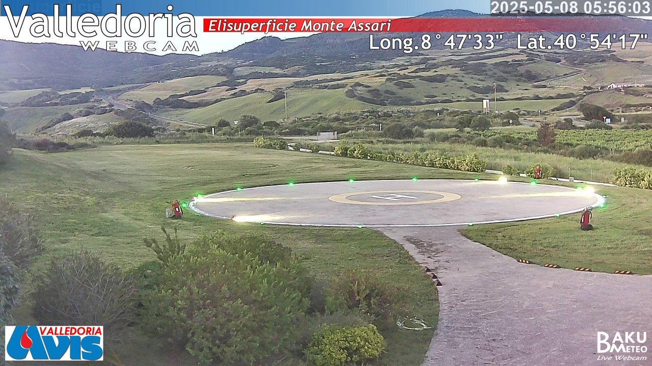 time-lapse frame, Valledoria webcam
