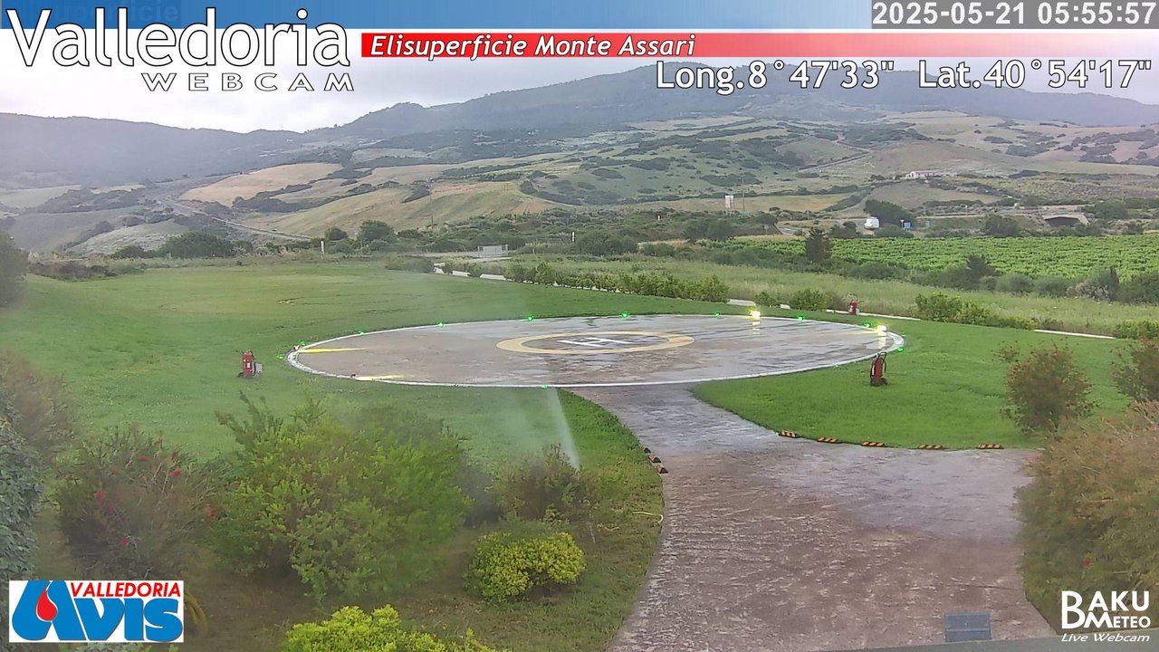 time-lapse frame, Valledoria webcam