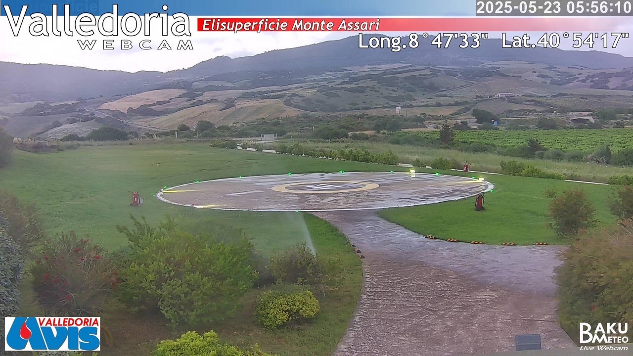 time-lapse frame, Valledoria webcam