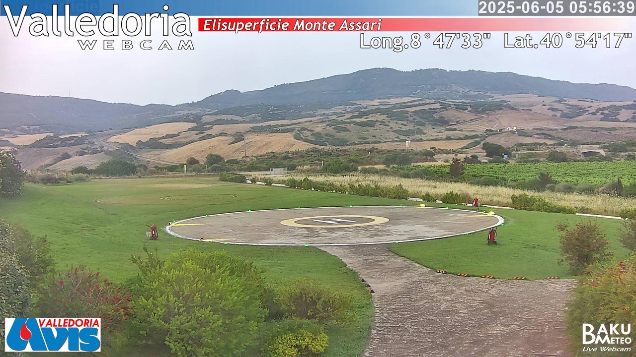 time-lapse frame, Valledoria webcam