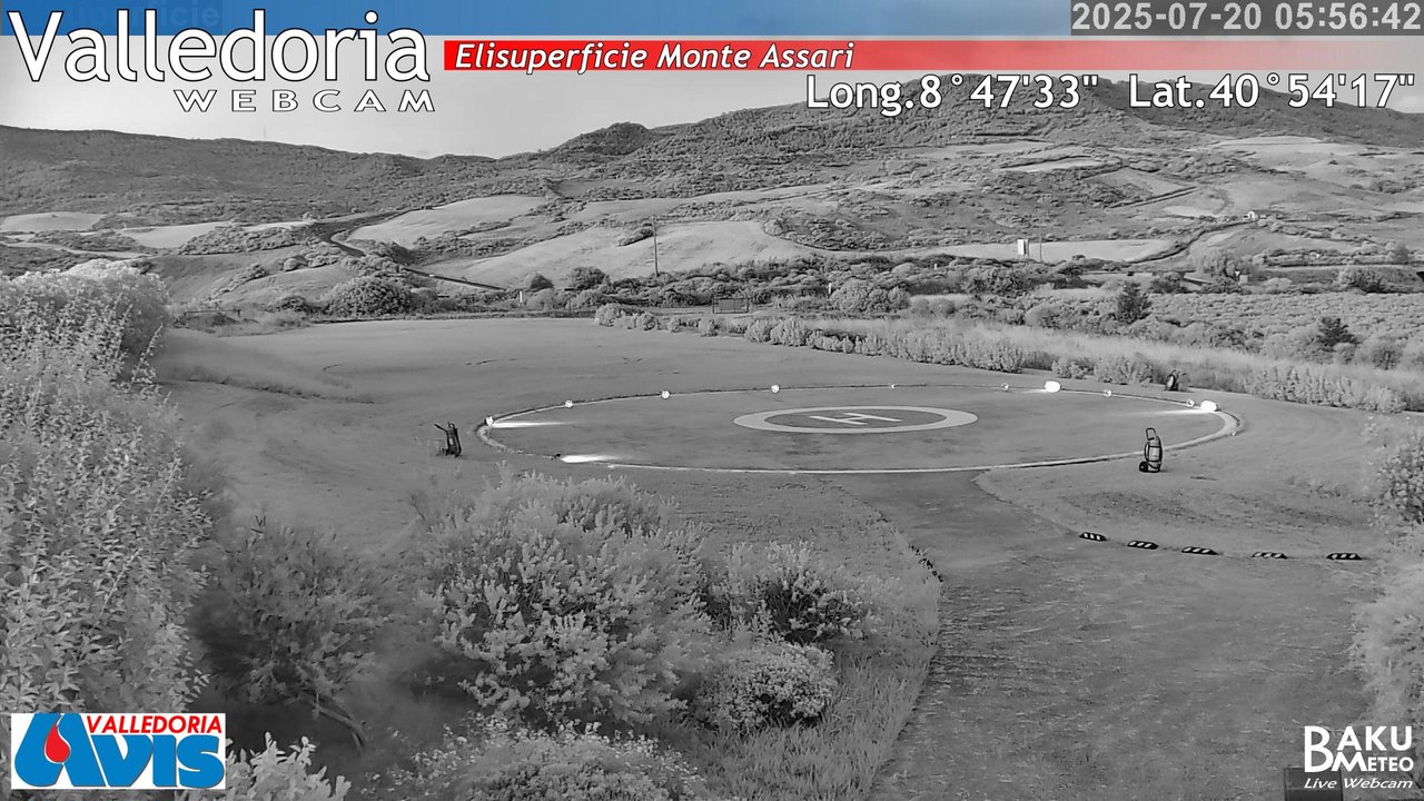 time-lapse frame, Valledoria webcam