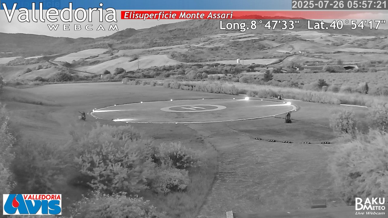 time-lapse frame, Valledoria webcam
