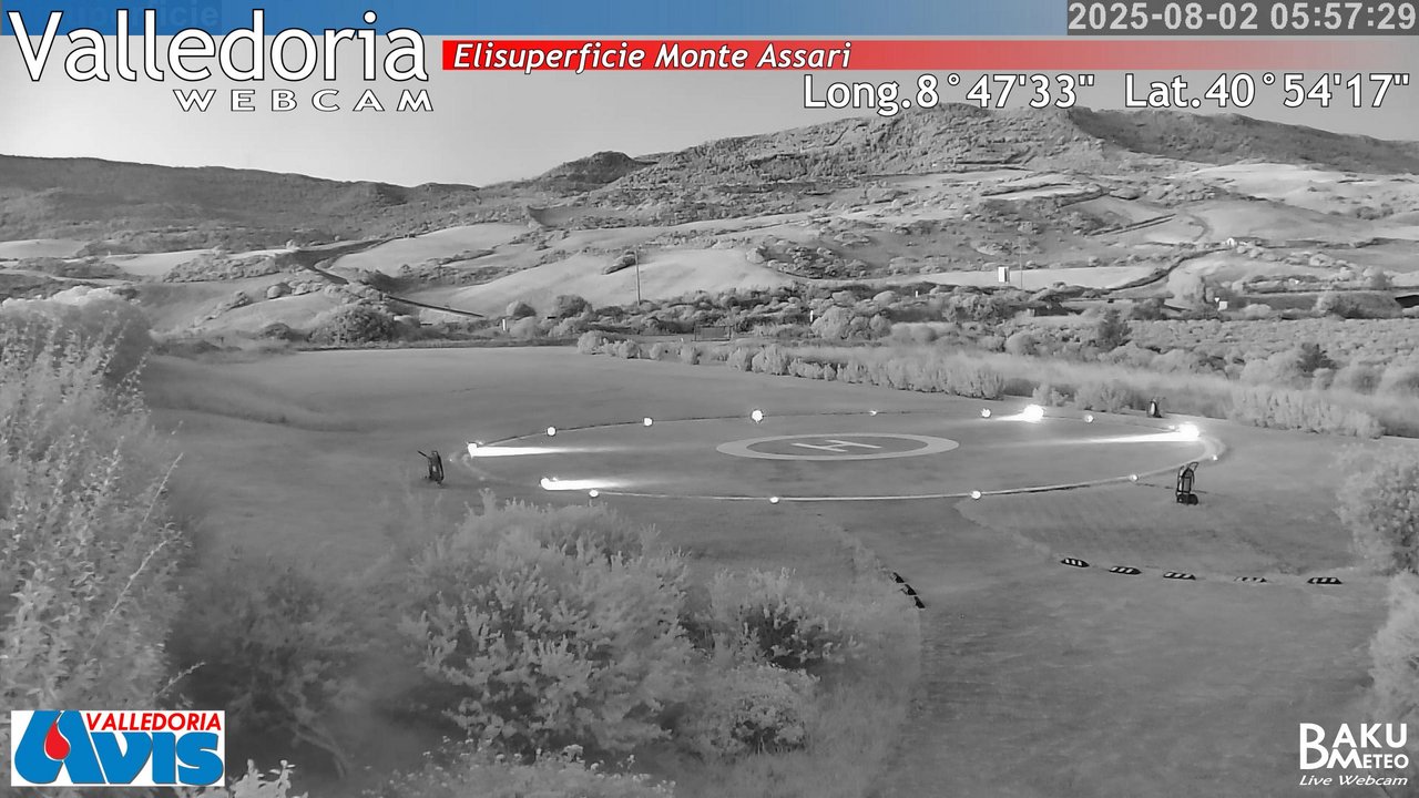 time-lapse frame, Valledoria webcam