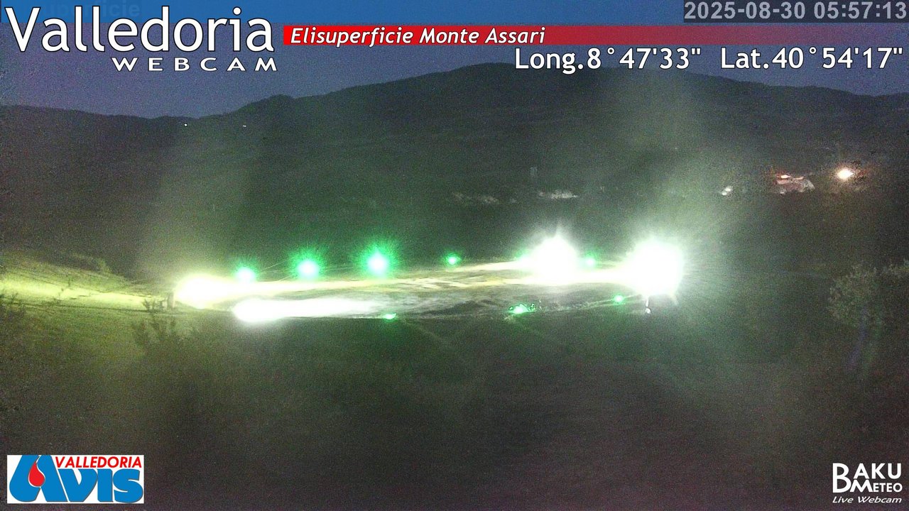 time-lapse frame, Valledoria webcam