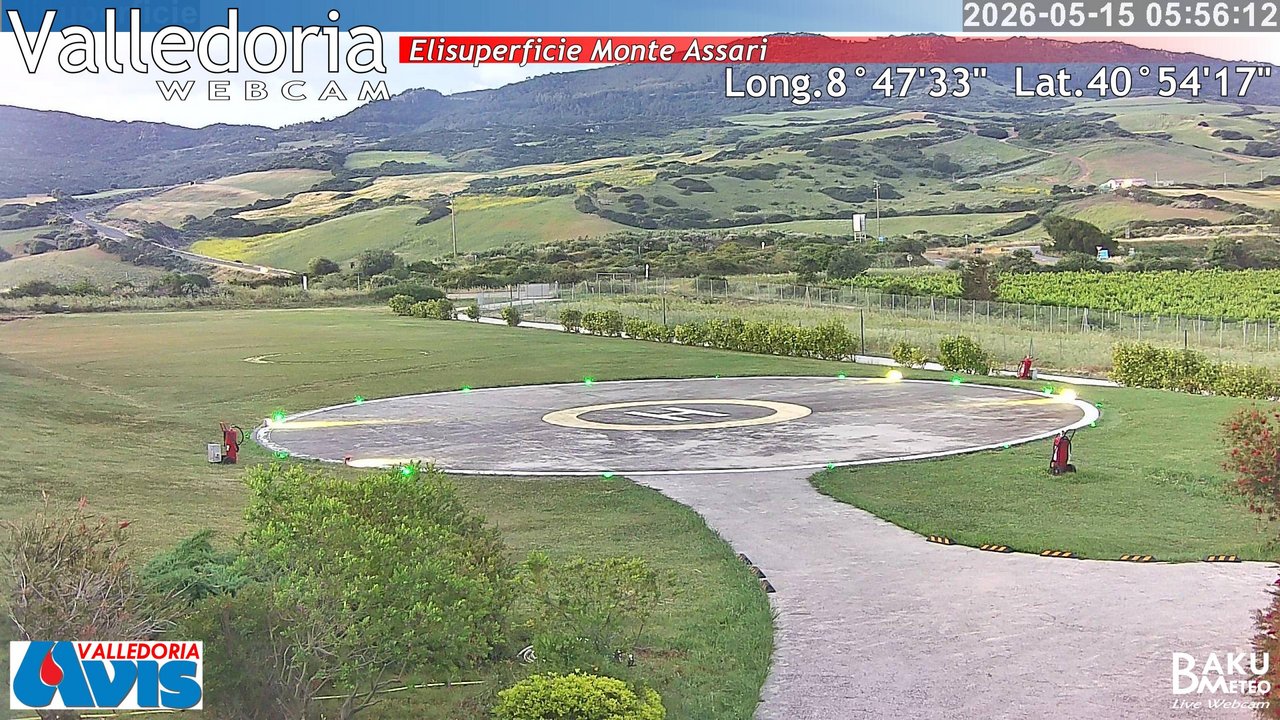 time-lapse frame, Valledoria webcam