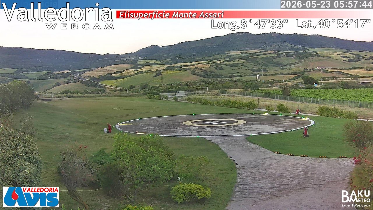time-lapse frame, Valledoria webcam
