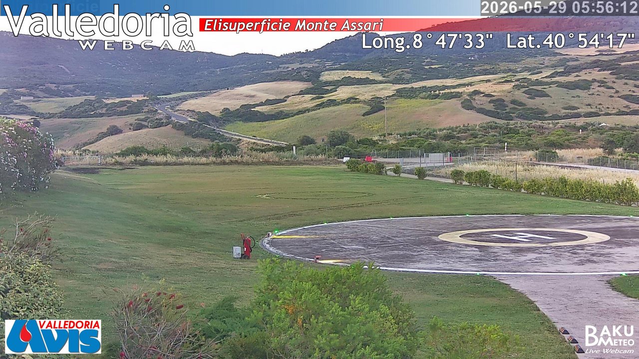 time-lapse frame, Valledoria webcam