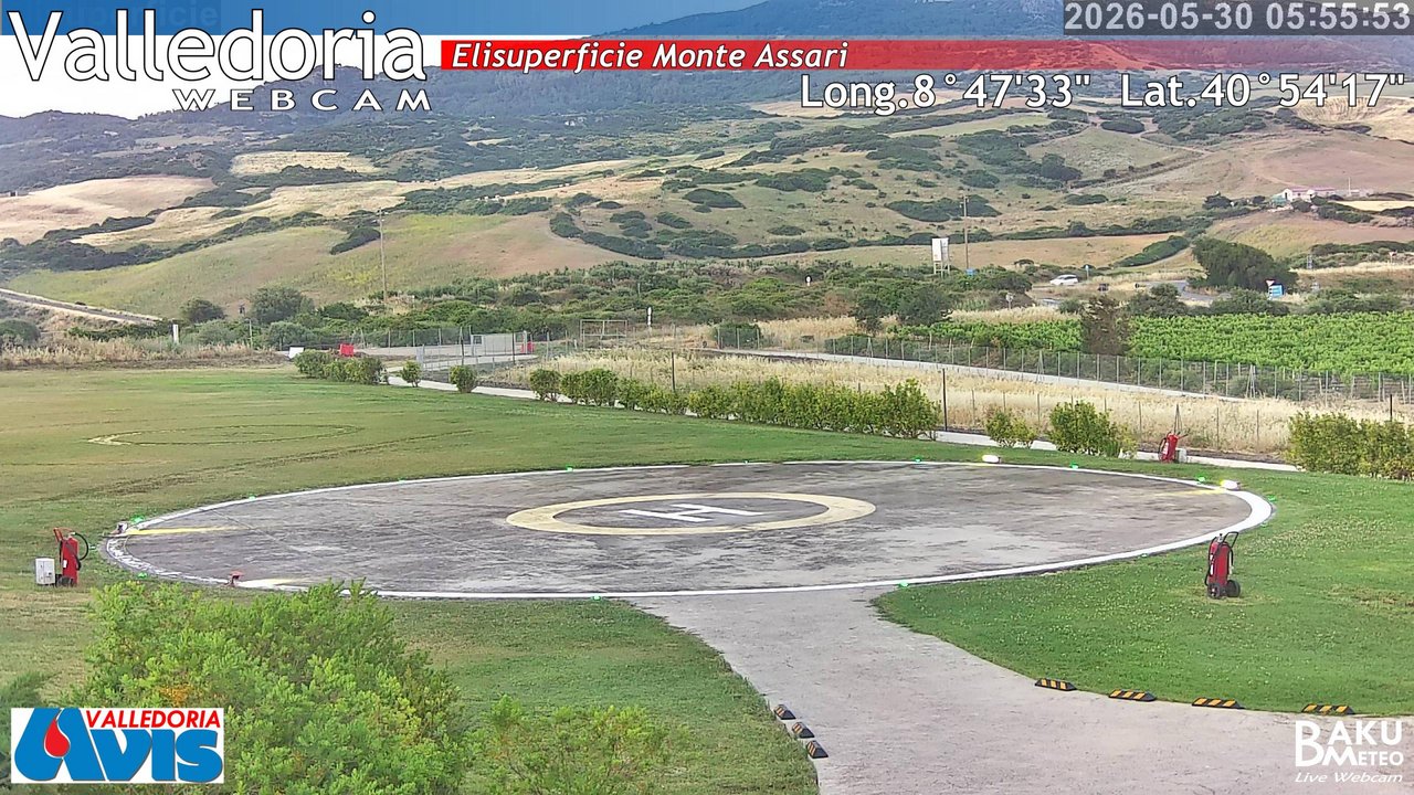 time-lapse frame, Valledoria webcam