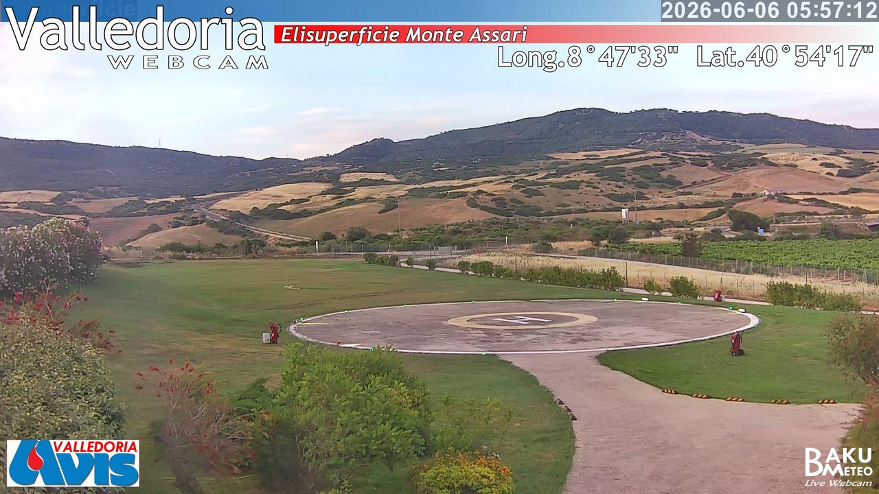 time-lapse frame, Valledoria webcam