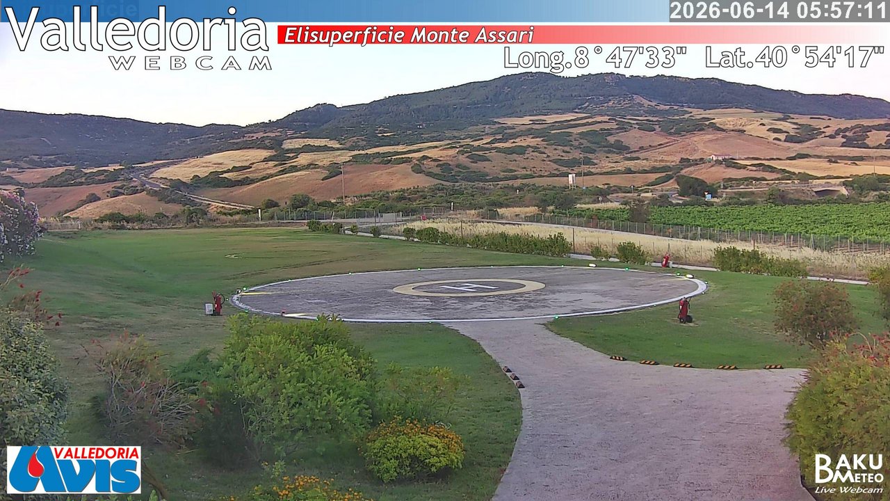 time-lapse frame, Valledoria webcam