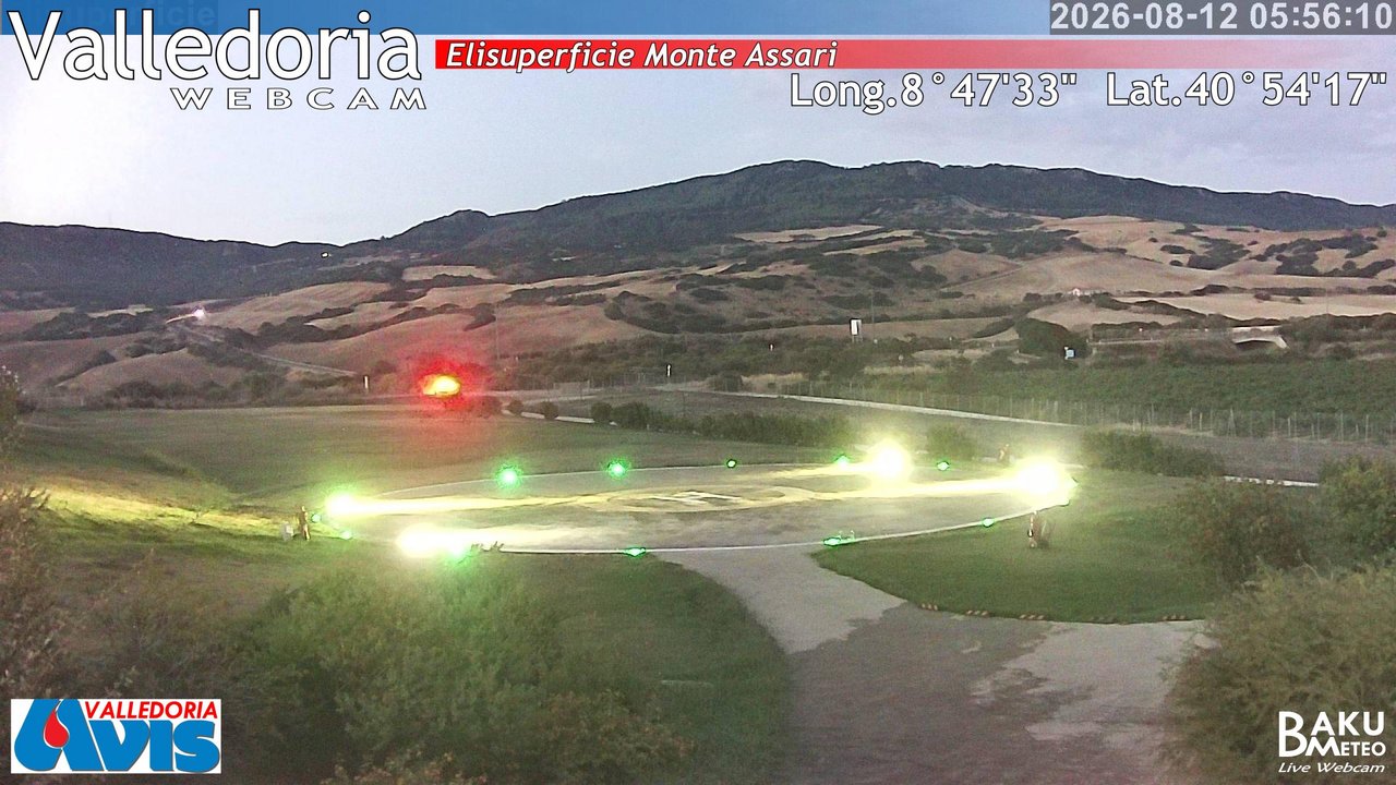 time-lapse frame, Valledoria webcam