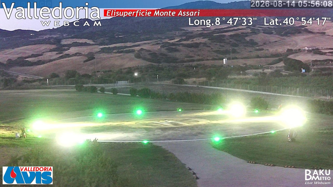 time-lapse frame, Valledoria webcam