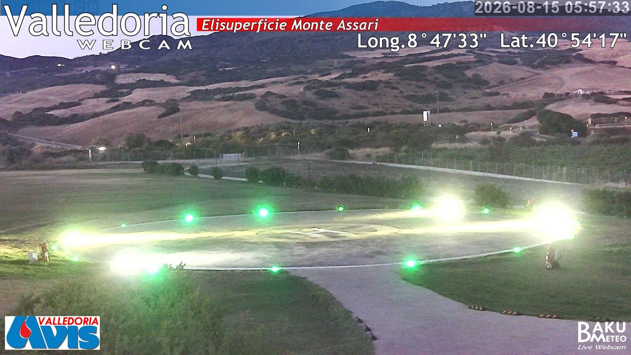 time-lapse frame, Valledoria webcam