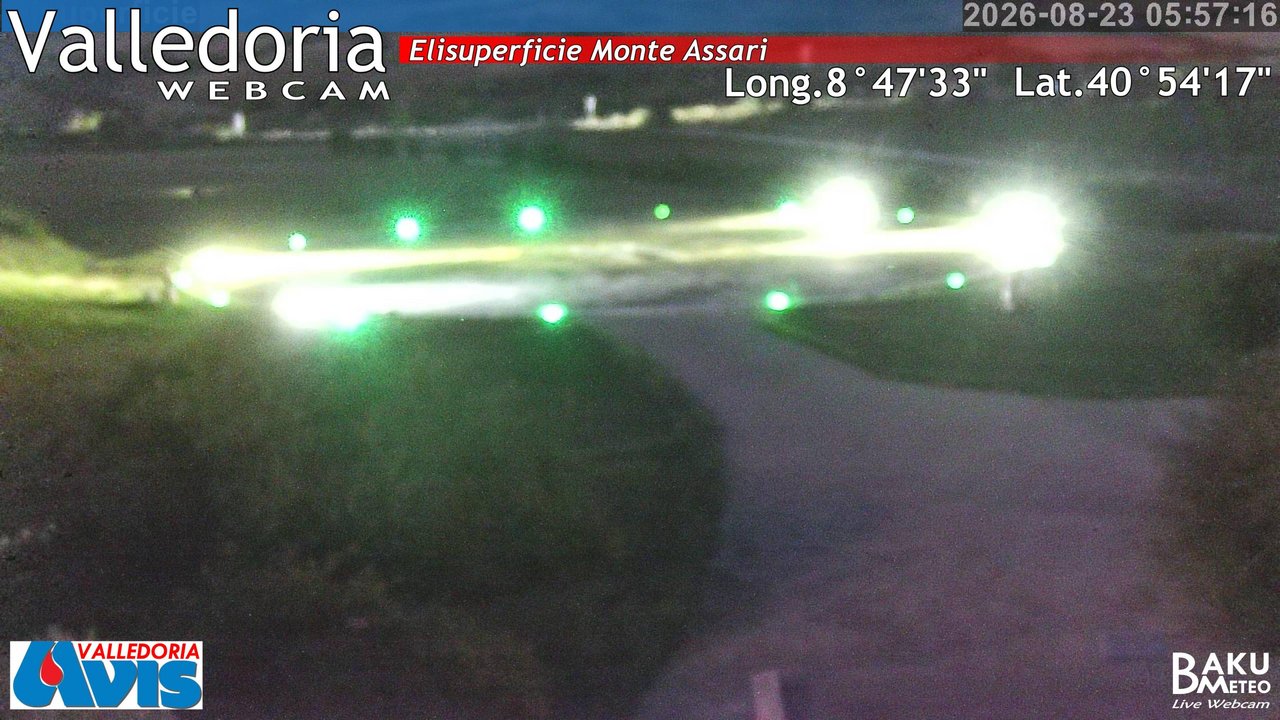 time-lapse frame, Valledoria webcam
