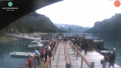 view from Lake Minnewanka on 2026-07-14
