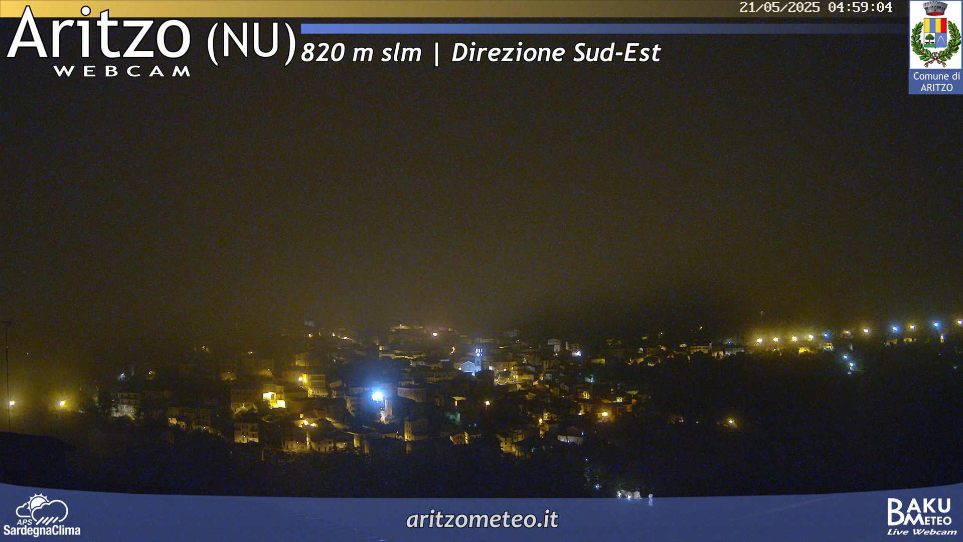 time-lapse frame, Aritzo webcam