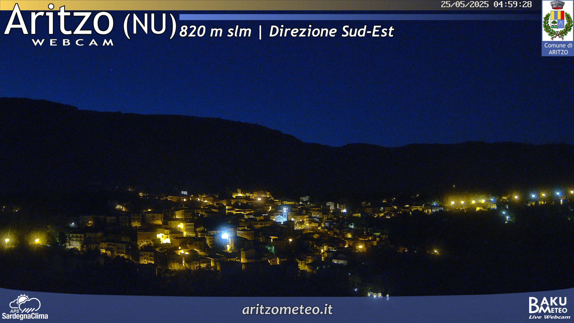 time-lapse frame, Aritzo webcam