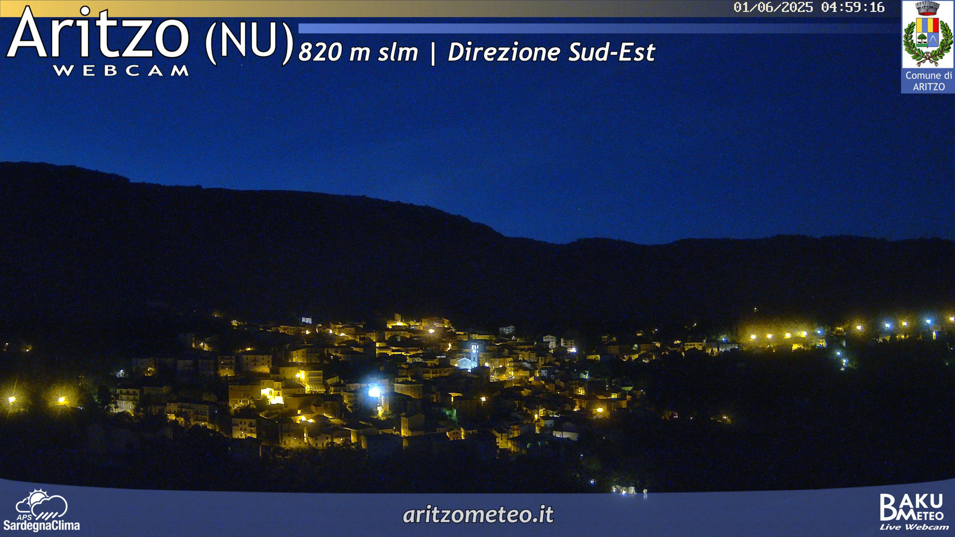 time-lapse frame, Aritzo webcam