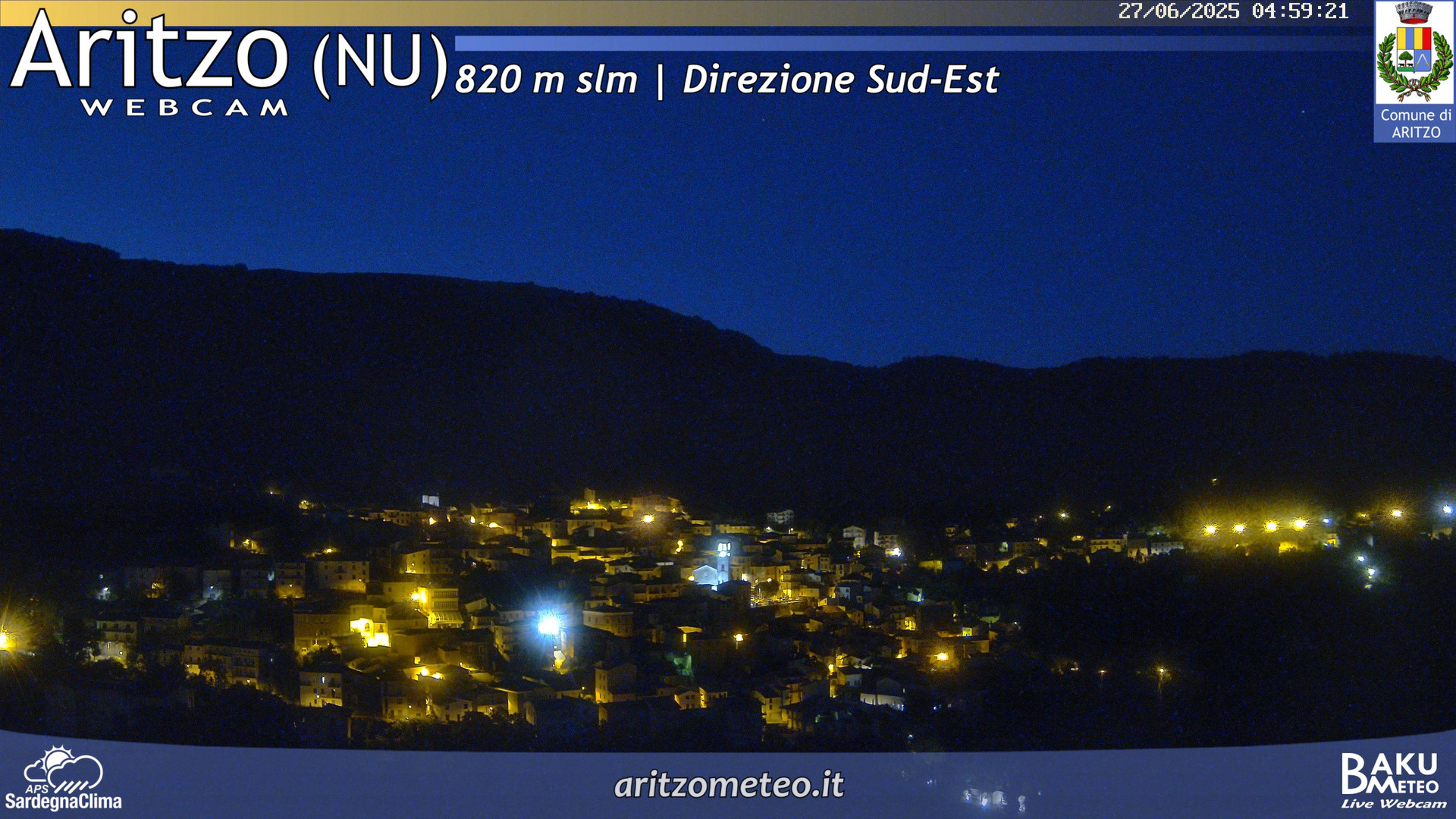 time-lapse frame, Aritzo webcam