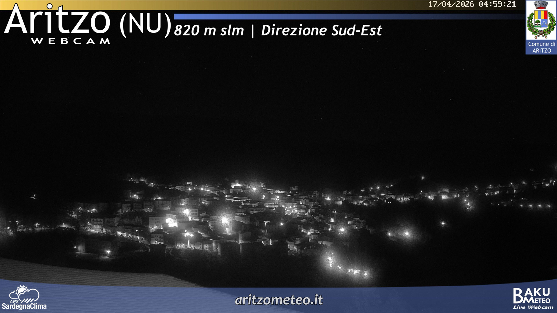 time-lapse frame, Aritzo webcam