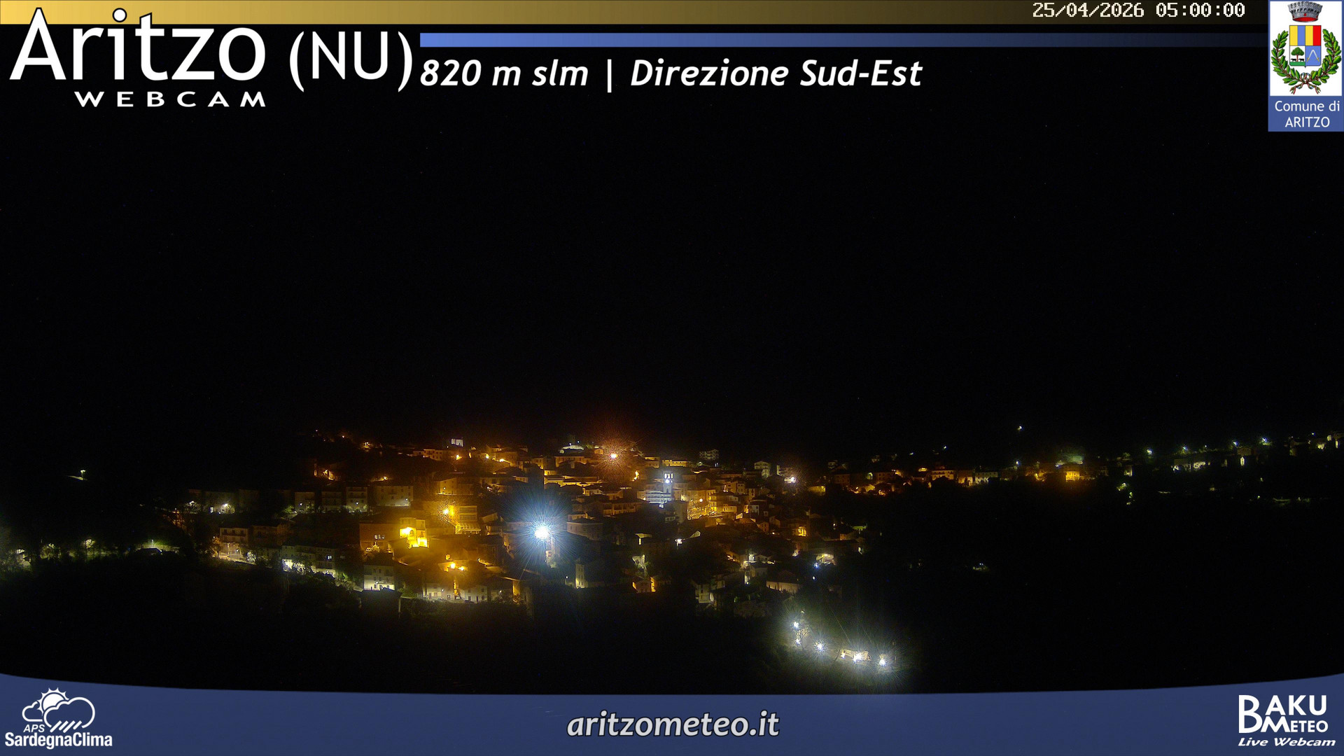 time-lapse frame, Aritzo webcam