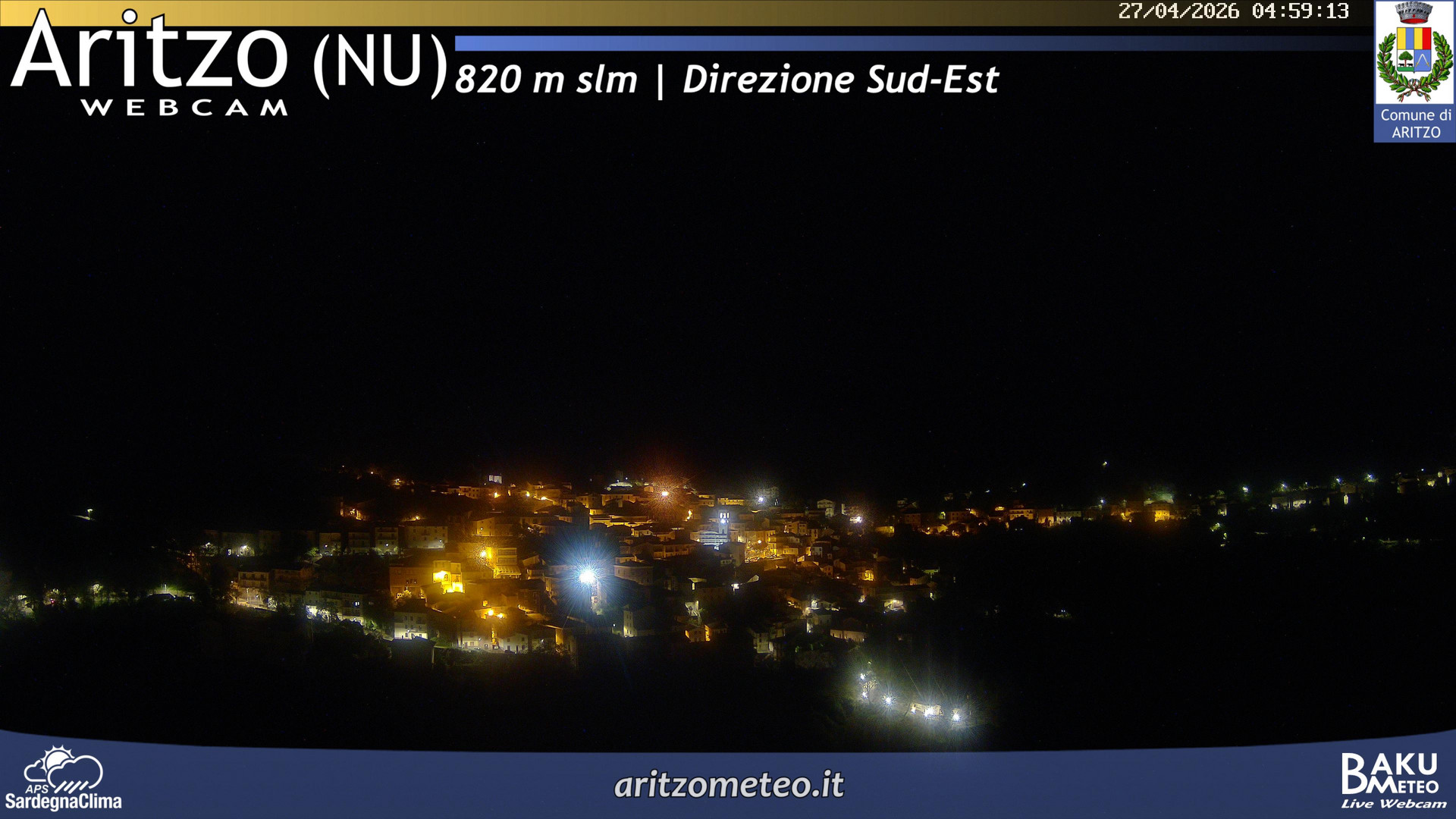 time-lapse frame, Aritzo webcam