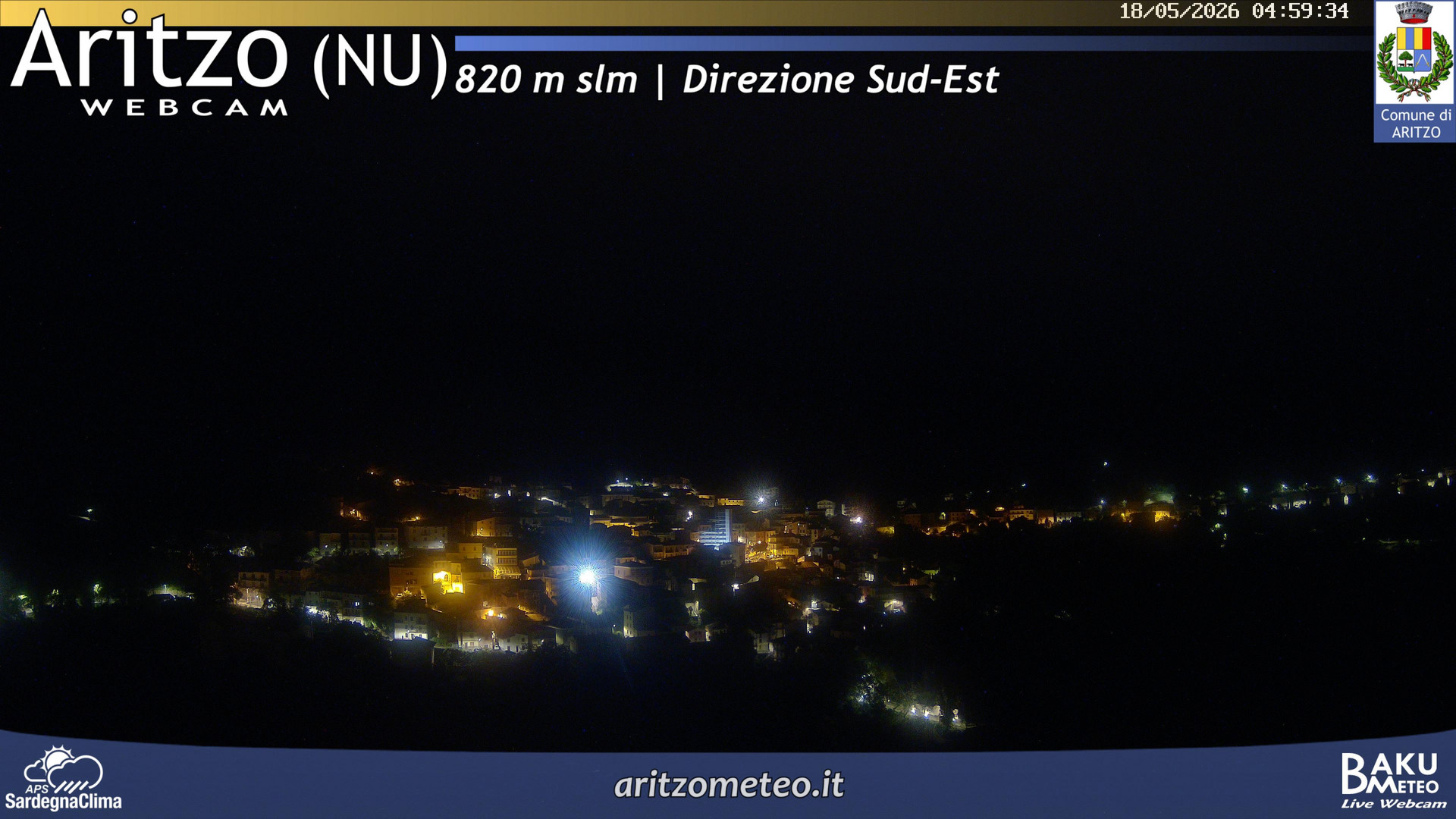 time-lapse frame, Aritzo webcam