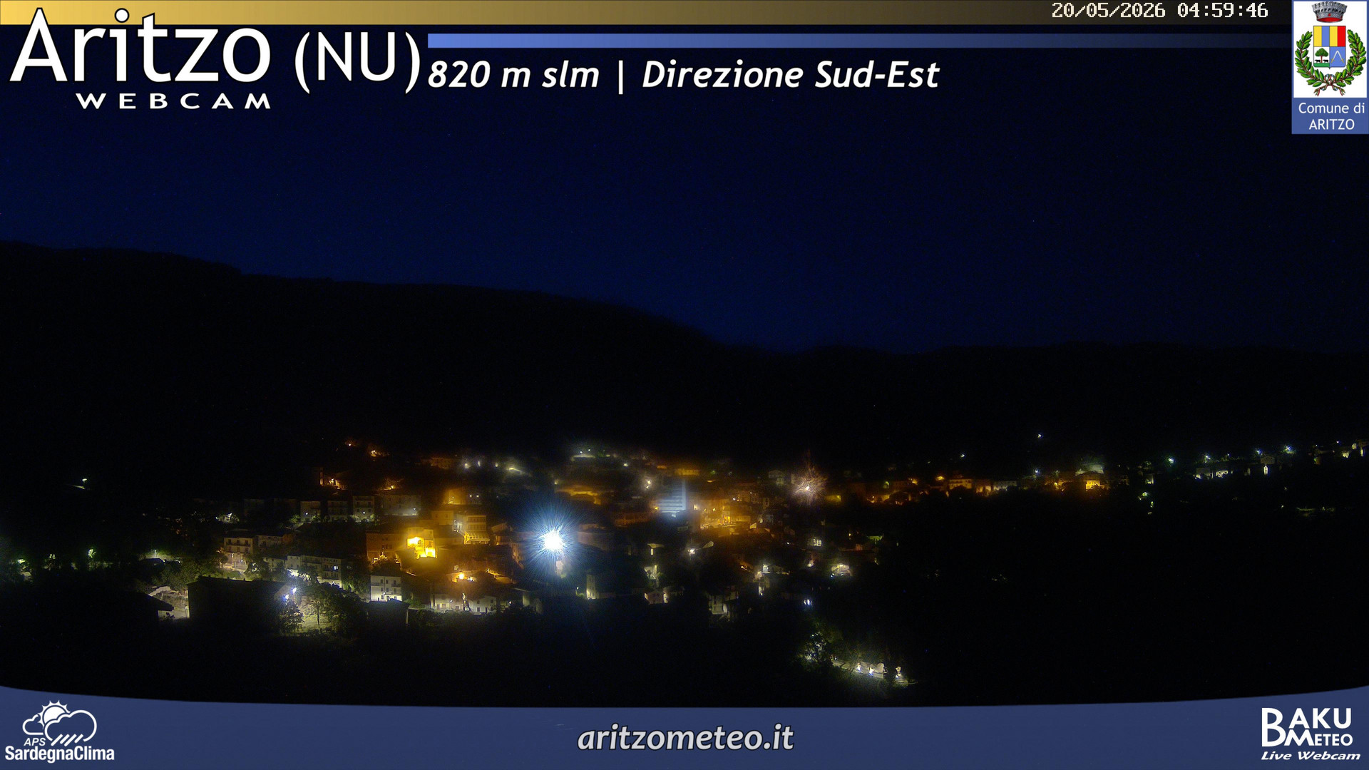time-lapse frame, Aritzo webcam