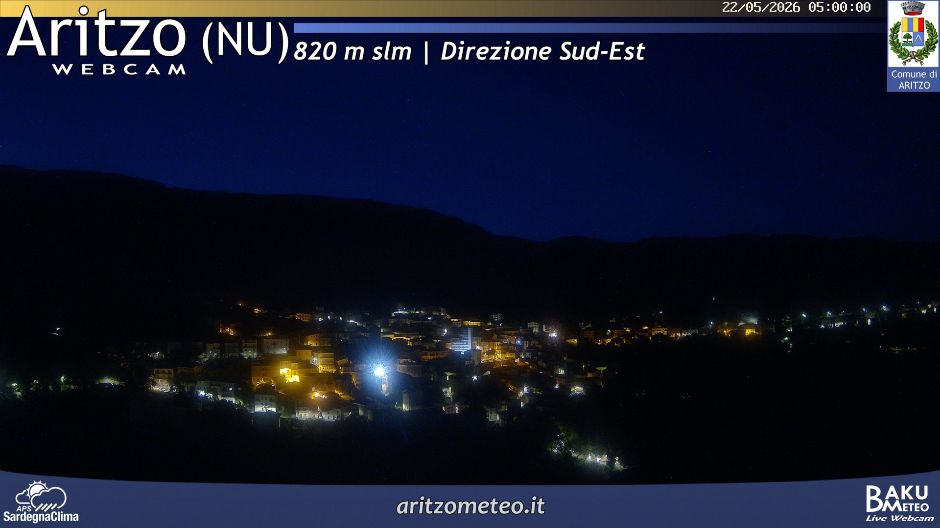 time-lapse frame, Aritzo webcam