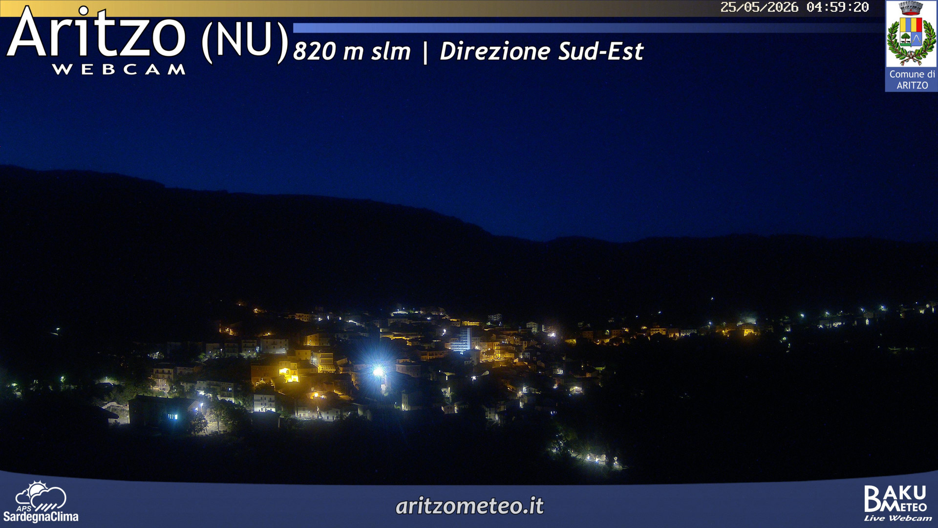 time-lapse frame, Aritzo webcam