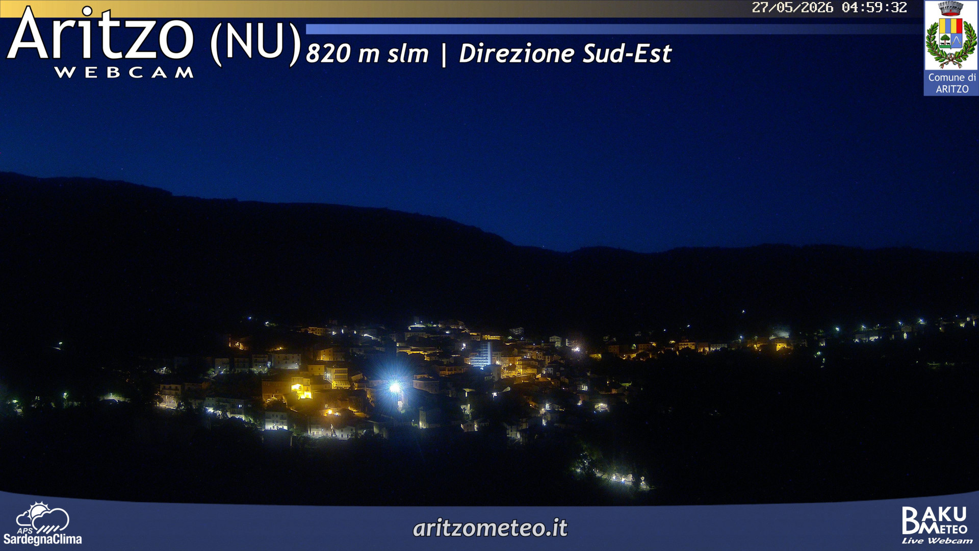 time-lapse frame, Aritzo webcam