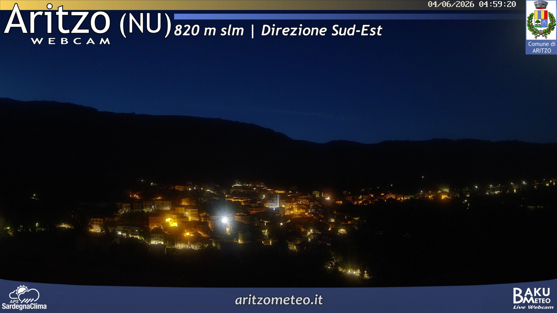 time-lapse frame, Aritzo webcam
