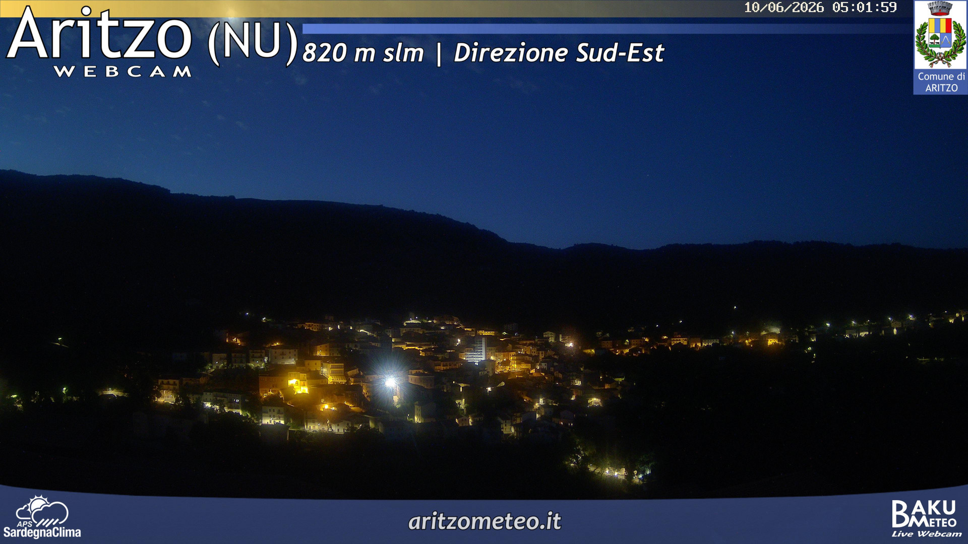 time-lapse frame, Aritzo webcam
